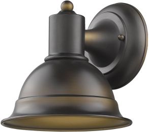 Colton 1-Light Outdoor Wall Mount in Oil-Rubbed Bronze 