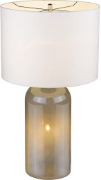 Trend Home Table lamp (B Style - Polished Nickel and Cream) 