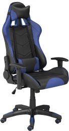 Sorrento Gaming Chair with Tilt & Recline (Black & Blue) 