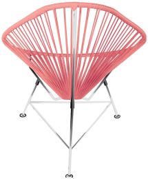 Acapulco Chair (Coral Weave on Chrome Frame) 