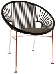 concha chair (Black weave on Copper Frame) 