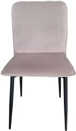 Lucy Dining Chair (Light Grey Velvet) 