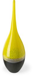 Jasse Vase (Large - Yello with Grey Ombre Glass) 