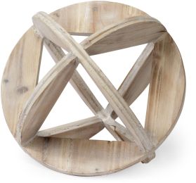 Bellatrix (Small - Natural Decorative Wooden Sphere) 