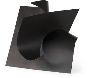 Francesca Sculptural Decorative Object (Large - Black Metal) 