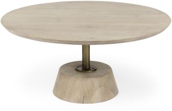 Maxwell Coffee Table (Light Brown Wood) 