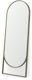 Sadie Floor Mirror (Antique Gold Rounded) 