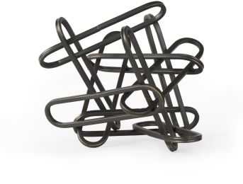 Henderson Metal Paperclip Decorative Object (Small - Black) 