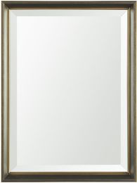 Bathroom Vanity Mirror (18x24 - Antique Gold Beveled Frame) 