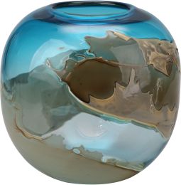 Mystic Blue Vase (Globe) 