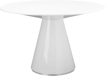 Otago Dining Table (Round - White) 
