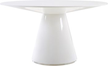 Otago Dining Table  (Round - White) 