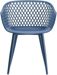 Piazza Outdoor Chair (Set of 2 - Blue) 