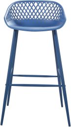 Piazza Outdoor Barstool (Blue - Set of 2) 