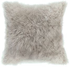 Cashmere Fur Pillow (Light Grey) 