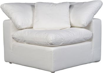 Terra Condo Corner Chair (Cream Livesmart Fabric) 