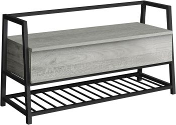 Drosas Storage Bench (Grey) 