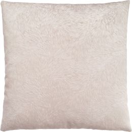 Oraver Pillow (Light Taupe Feathered Velvet) 