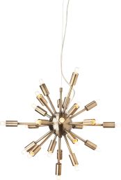 Sputnik Pendant Light (Antique Brass) 