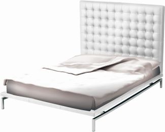 Bentley Bed (Queen - High White) 