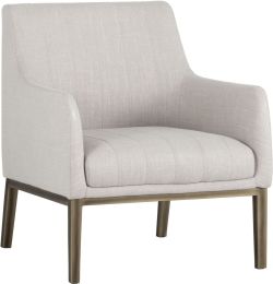 Wolfe Lounge Chair (Beige Linen) 