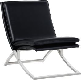 Hunter Lounge Chair (Black) 