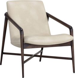 Mila Lounge Chair (Bravo Cream) 