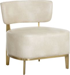 Melville Lounge Chair (Bravo Cream) 