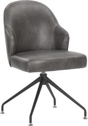 Bretta Swivel Dining Chair (Overcast Grey) 