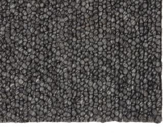 Umea Hand-Woven Rug (Black & 5 X 8) 