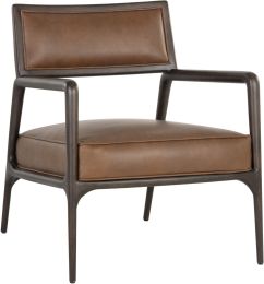 Damien Lounge Chair (Vintage Caramel Leather) 