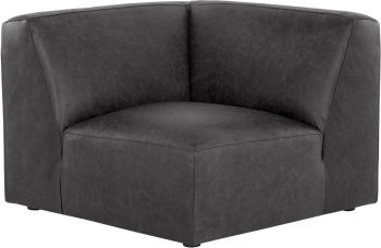 Watson Modular (Corner Chair - Marseille Black Leather) 