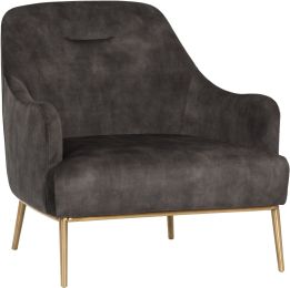 Cameron Lounge Chair (Nono Shitake) 