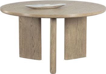Giulietta Dining Table (Round - Weathered Oak) 