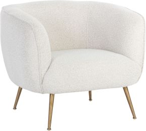 Amara Lounge Chair (Copenhagen White) 