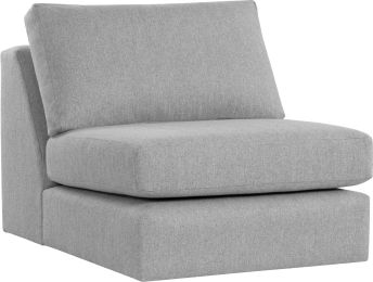 Cascade Swivel Armless Chair (Liv Dove) 