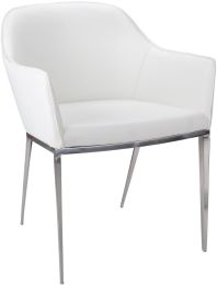 Stanis Dining Armchair (White) 