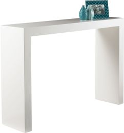 Arch Console Table (High Gloss White) 