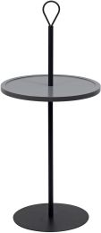 Felix Accent Table (Grey and Black) 