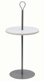 Felix Accent Table (White and Grey) 