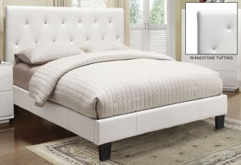 Glitz Bed (Double - White) 