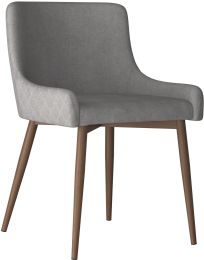 Bianca Side Chair (Set of 2 - Grey & Walnut Leg) 
