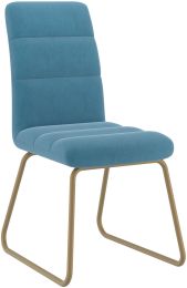 Livia Side Chair (Set of 2 - Aqua) 