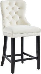 Rizzo 26 Inch Counter Stool (Set of 2 - Ivory) 
