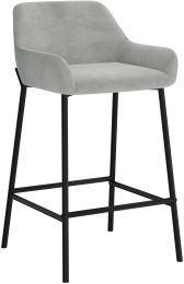 Baily 26 Inch Counter Stool (Set of 2 - Grey) 