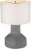Trend Home Table lamp (C Style - Polished Nickel and Cream)