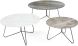 Tracy Coffee Table (30 Inch - Carrara White Marble Top)