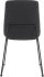 Richmond Side Chair (Set of 2 - Dark Grey Seat With Sled Base)