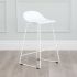 Escape Sled Counter Stool (Set of 2 - White)