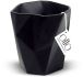 Facet Vase (5 Inch - Black )